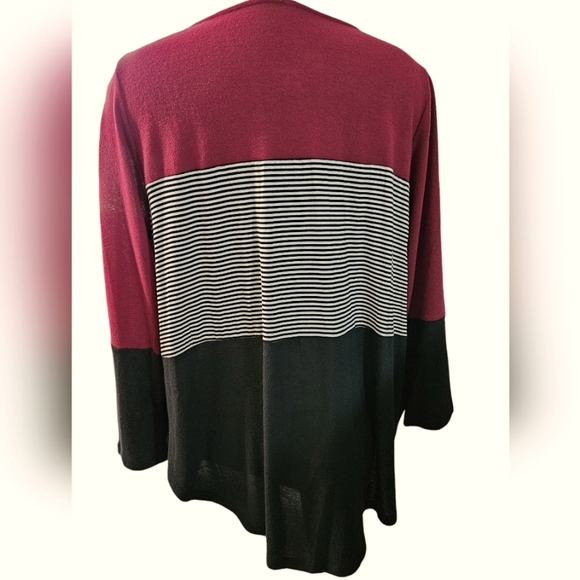 CUTE Emerald 1X 3/4 sleeve top - Picture 2 of 4